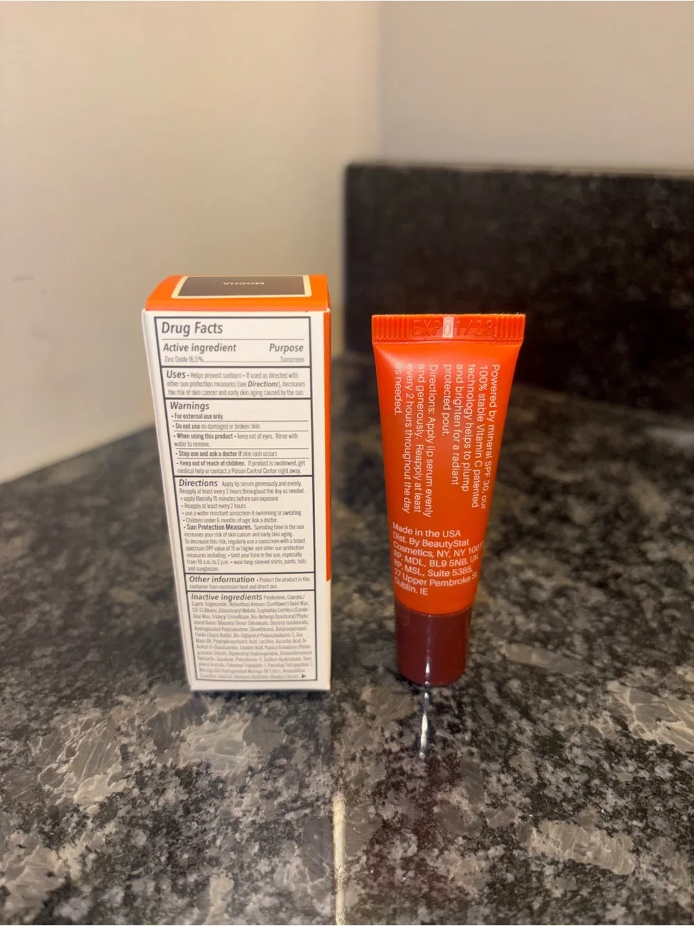 BeautyStat Vitamin C Lip Serum SPF 30 - Mocha